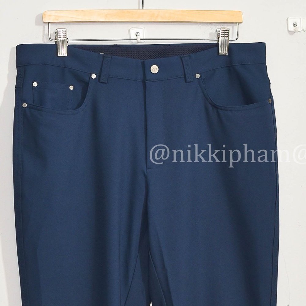NWT Greg Norman men's 5 pocket pants in blue - Picture 3 of 5
